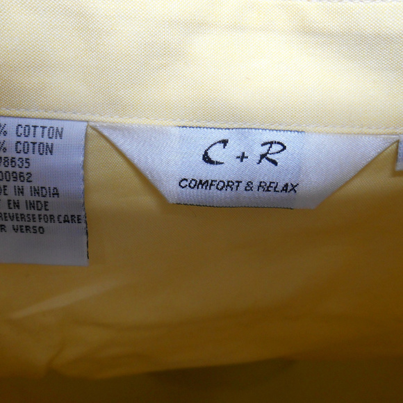 NWT Comfort & Relax button yellow top L - Picture 4 of 4